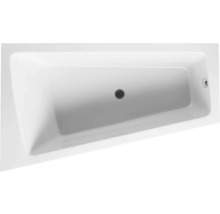 Prostorově úsporná vana DURAVIT 100 x 170 x 46 cm bílá hladké 700264000000000
