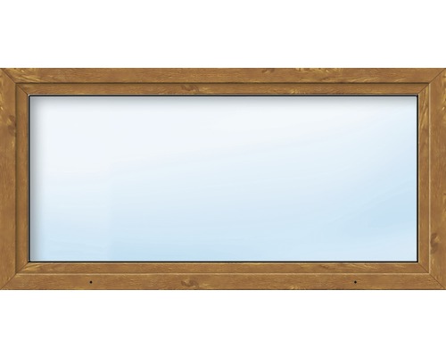 Plastové okno jednokřídlé ARON Basic bílé/zlatý dub 1150 x 650 mm DIN levé-0