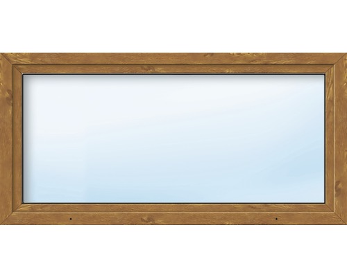 Plastové okno jednokřídlé ARON Basic bílé/zlatý dub 1200 x 850 mm DIN levé