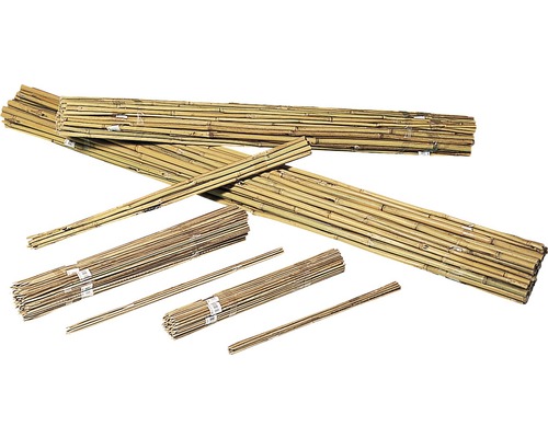 Svazky a rohože z bambusových tyčí