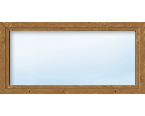 Plastové okno jednokřídlé ARON Basic bílé/zlatý dub 1000 x 600 mm DIN pravé-0