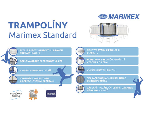 Informace o produktu trampolíny Marimex Standard