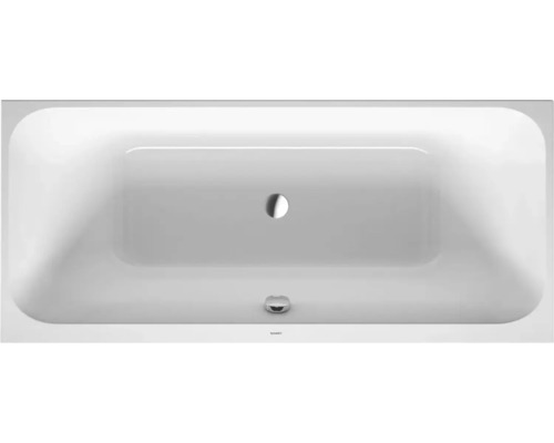 Obdélníková dvojvana DURAVIT 80 x 180 x 46 cm bílá hladké 700314000000000 Obdélníková vana s odtokem a přepadem