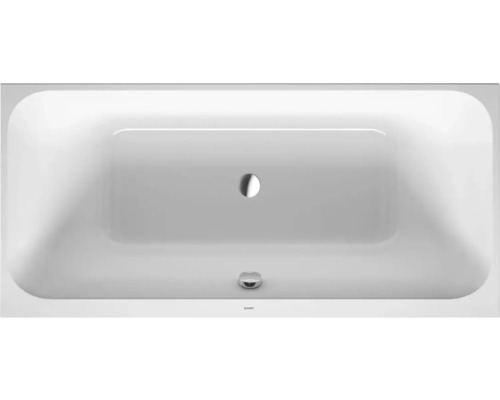 Obdélníková dvojvana DURAVIT 90 x 190 x 46 cm bílá hladké 700315000000000 Obdélníková vana shora s odtokovou armaturou