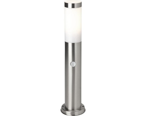 Venkovní sloupkové osvětlení Lalumi Dody IP44 E27 1x10W nerezová ocel se senzorem pohybu