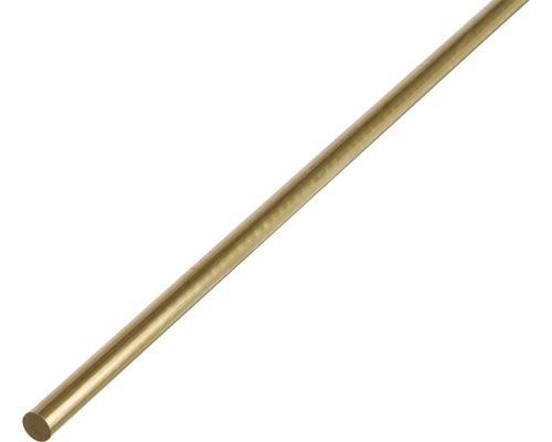 Kruhová tyč Ø 8mm délka 1m mosaz