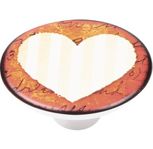 Nábytkový knoflík s motivem srdce