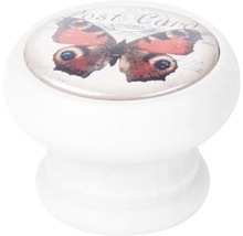 Nábytkový knoflík s motivem motýla