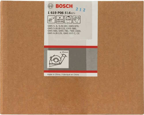 Balení odsávání prachu Bosch pro úhlové brusky