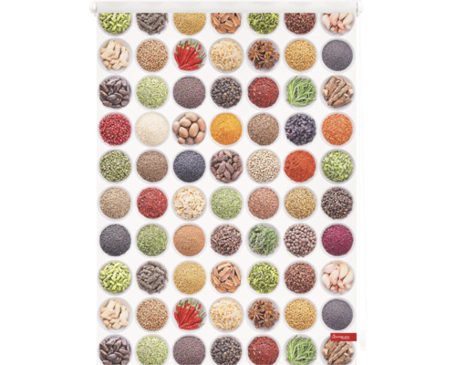 Roleta se vzorem koření pro dekoraci oken