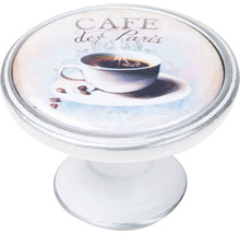 Nábytkový knoflík s motivem šálku kávy