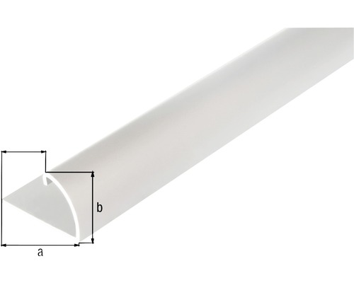 Plastový zakončovací profil s rozměry