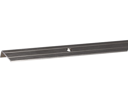 Alu schodový profil, bronzový elox 24,5x20 mm, 2 m Hliníkový úhelník s otvorem