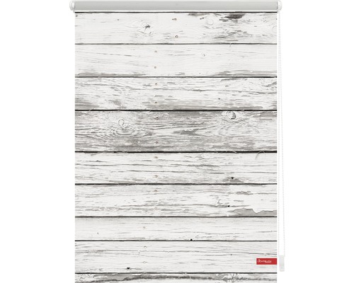 Roleta s motivem dřevěných prken