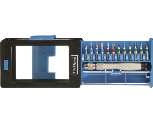 Sada šroubováků Narex s bity a rukojetí šroubováku