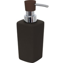 Dávkovač mýdla se čtvercovým tvarem a chromovanou pumpičkou