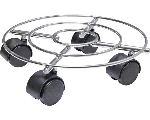 Podstavec pod květináč pojízdný Wagner ocel Ø 23 cm nosnost 60 kg Podstavec pod květináč pojízdný Wagner ocel Ø 23 cm nosnost 60 kg