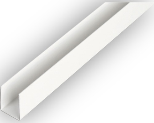 PVC - U profil, bílý 20x21x1mm, 1m