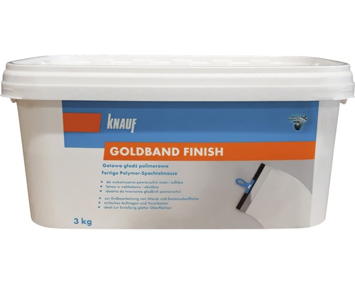 Finální stěrka KNAUF Goldband Finish, 3 kg Knauf Goldband Finish hotová polymerová stěrka 3 kg