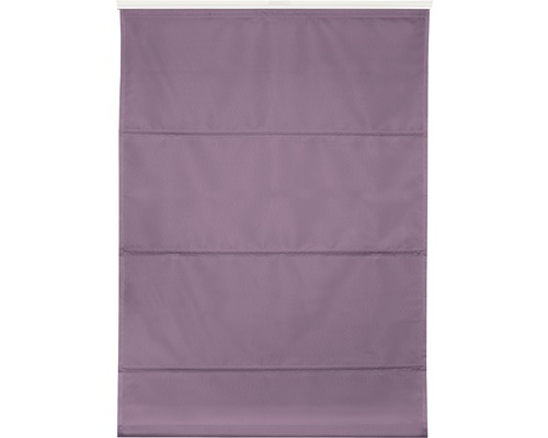 Fialová roleta s bílým držákem