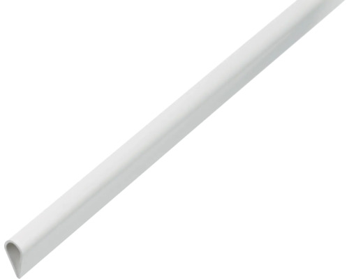 PVC - narážecí profil, bílý 15x0,9 mm, 2 m