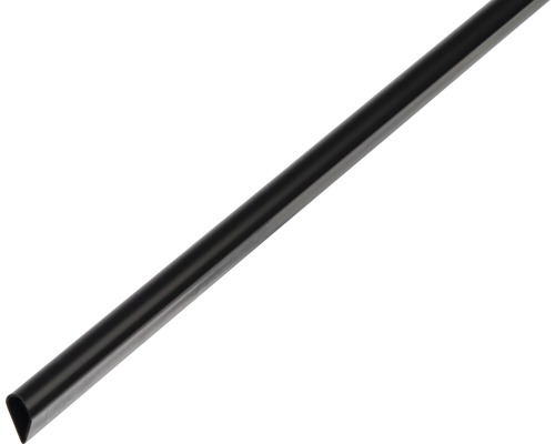 PVC - narážecí profil, černý 15x0,9 mm, 2 m