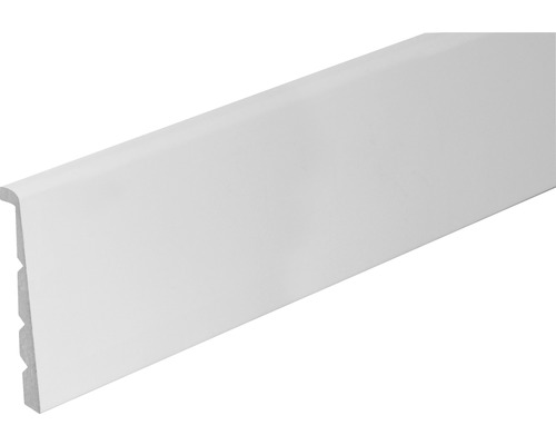 Bílá soklová lišta