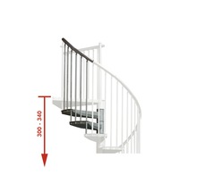 Nastavovací prvek pro schody Pertura Zenobia Ø 160 cm 2 stupně-thumb-0