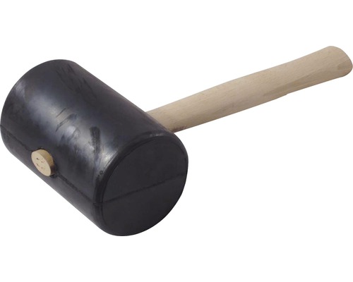 Gumová palička 90 mm, dřevěná rukojeť