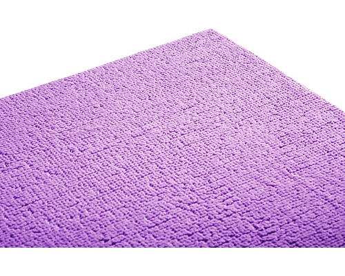 Fialový koupelnový kobereček s texturou do koupelny