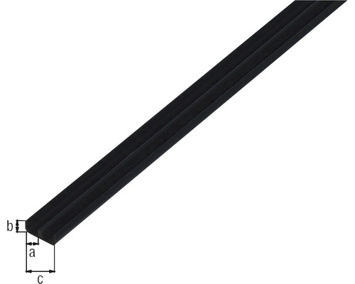 Lišta s rozměry a, b a c