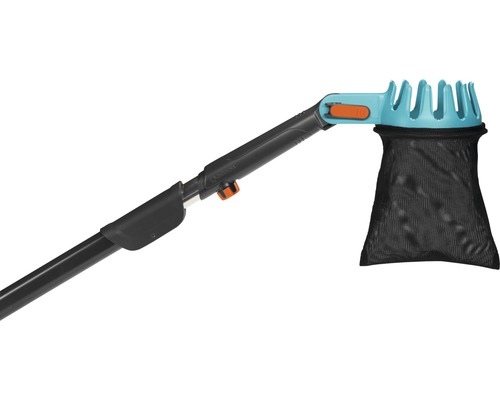 Zahradní nářadí na sběr ovoce s teleskopickou tyčí a sběrnou sítí