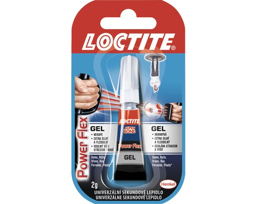 Lepidlo vteřinové Loctite Super Bond gel 2 g