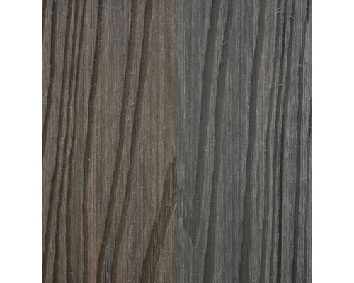 Terasové prkno WPC Unvoc 22,5 x 143 x 2000 mm oboustranné šedé/hnědé dutý profil