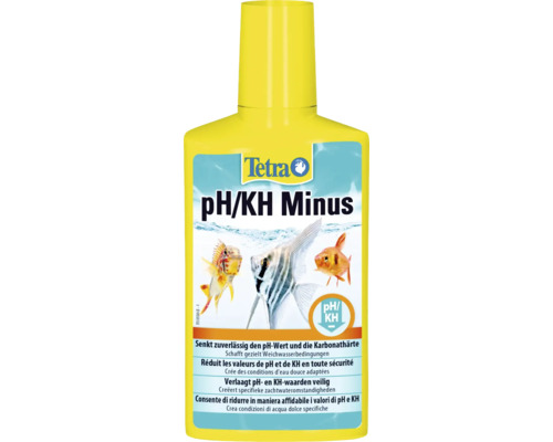 Přípravek pro úpravu vody a tester Tetra pH/KH minus Tetra pH/KH Minus pro snížení hodnoty pH a uhličitanové tvrdosti v akváriu