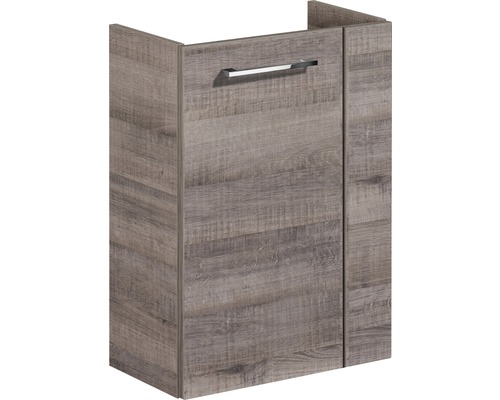 Skříňka pod umyvadlo ze dřeva s rukojetí