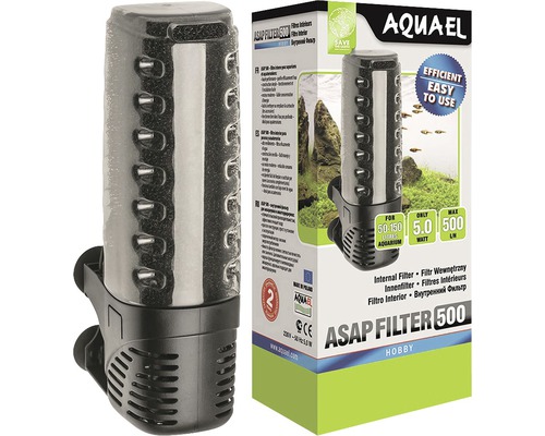 Vnitřní filtr Aquael ASAP Filter 500 s obalem