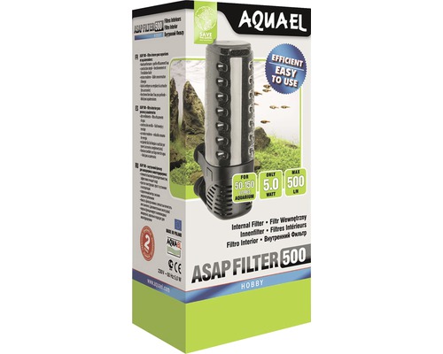 Balení vnitřního filtru Aquael ASAP Filter 500