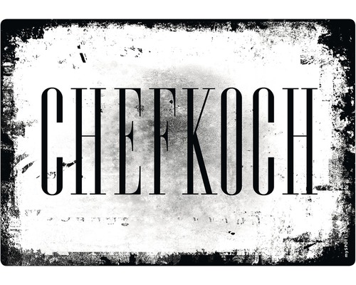 Obkladový panel do kuchyně mySPOTTI pop Chefkoch 41x59 cm Nápis Chefkoch