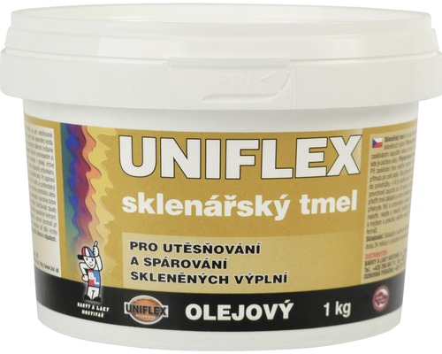 Sklenářský tmel Uniflex 1 kg