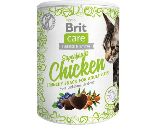 Pamlsky pro kočky Brit Care Cat Snack Superfruits Chicken 100 g
