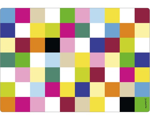 Obkladový panel do kuchyně mySPOTTI pop Mozaika 41x59 cm Čtvercová hrací podložka s různými barvami