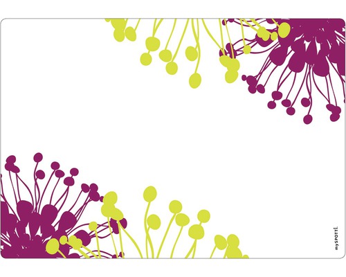 Obkladový panel do kuchyně mySPOTTI pop Květy 41x59 cm Prostírání myspotti s květinovým vzorem