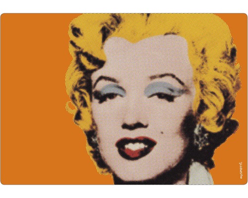 Obkladový panel do kuchyně mySPOTTI pop Marylin Monroe 41x59 cm Čisticí rohožka Myspotti Marilyn Monroe