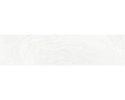 Dlažba imitace kamene VARANA Blanco 22,2x90 cm Bílá porcelánová dlaždice se vzhledem kamene