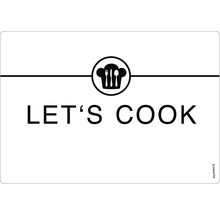 Podložka Let''s Cook se symbolem kuchařské čepice, vidličky a lžíce