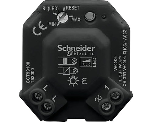 Stmívač Schneider Electric CCT99100 Unica LED Modul univerzální černý
