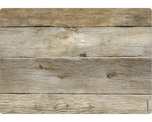Obkladový panel do kuchyně mySPOTTI pop Dřevo 41x59 cm Dřevěná deska s kresbou