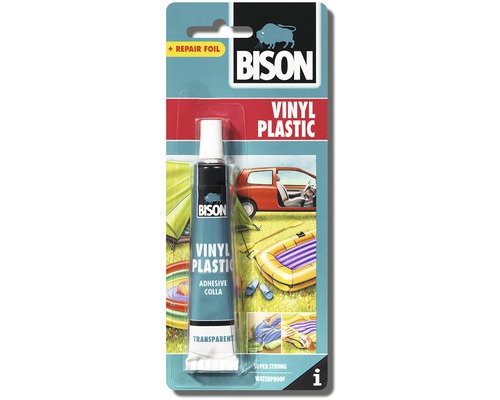 Lepidlo Bison Vinyl Plastic na měkké plasty 25 ml Lepidlo na vinyl a plasty Bison v tubě