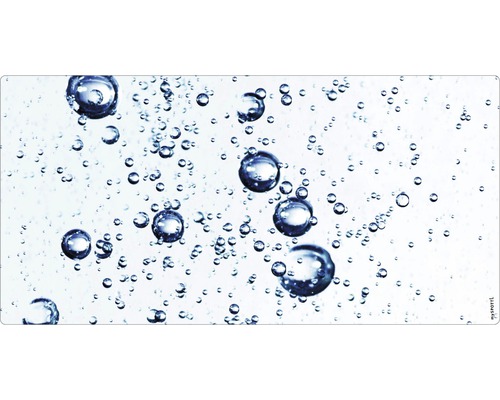 Koupelnová zádní stěna mySPOTTI aqua Water 90x45 cm Bubliny ve vodě